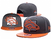 Broncos Reflective Dark Gray Adjustbale Hat GS,baseball caps,new era cap wholesale,wholesale hats